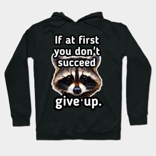 If at first you don't succeed give up Hoodie